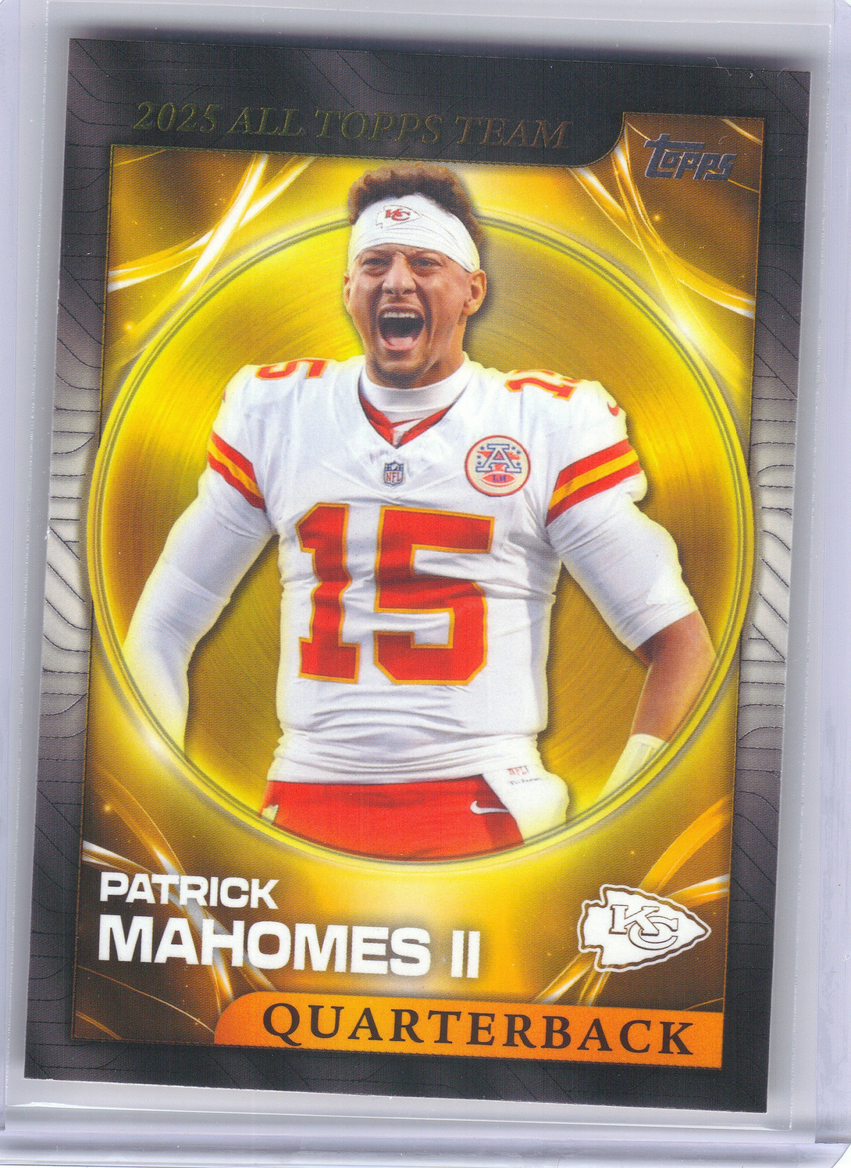 2026 Topps Flagship #25ATT-9 Patrick Mahomes II 2025 All Topps Team Kansas City Chiefs