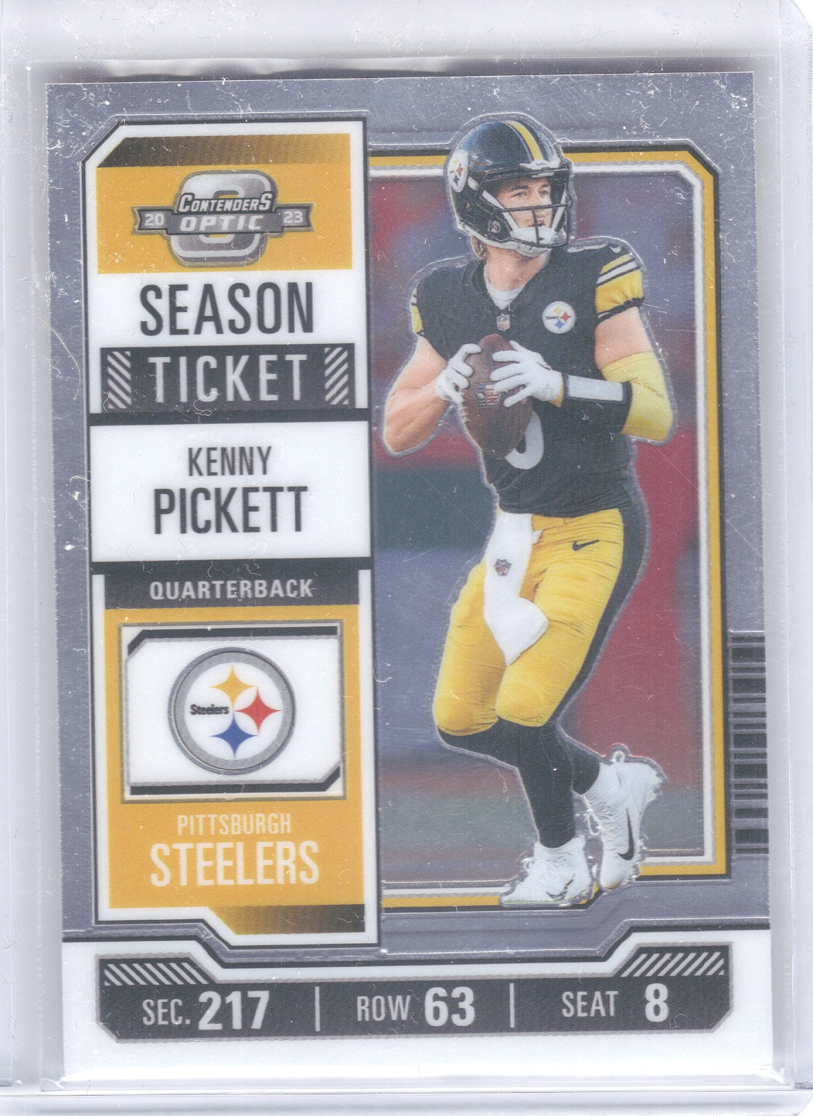 Kenny Pickett Pittsburgh Steelers 2022 Panini Contenders Optic #84 RC