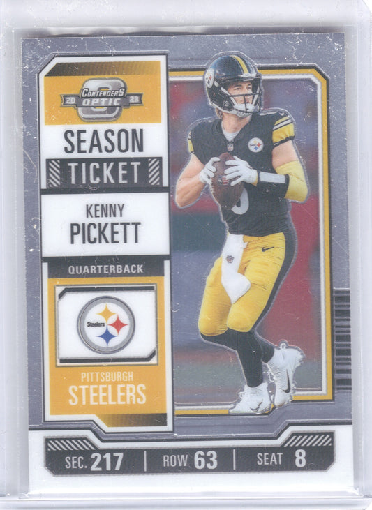 Kenny Pickett Pittsburgh Steelers 2022 Panini Contenders Optic #84 RC