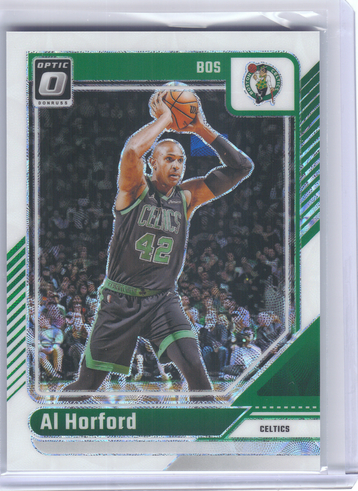 2024-25 Donruss Optic #61 Al Horford White International #/15 Boston Celtics SN