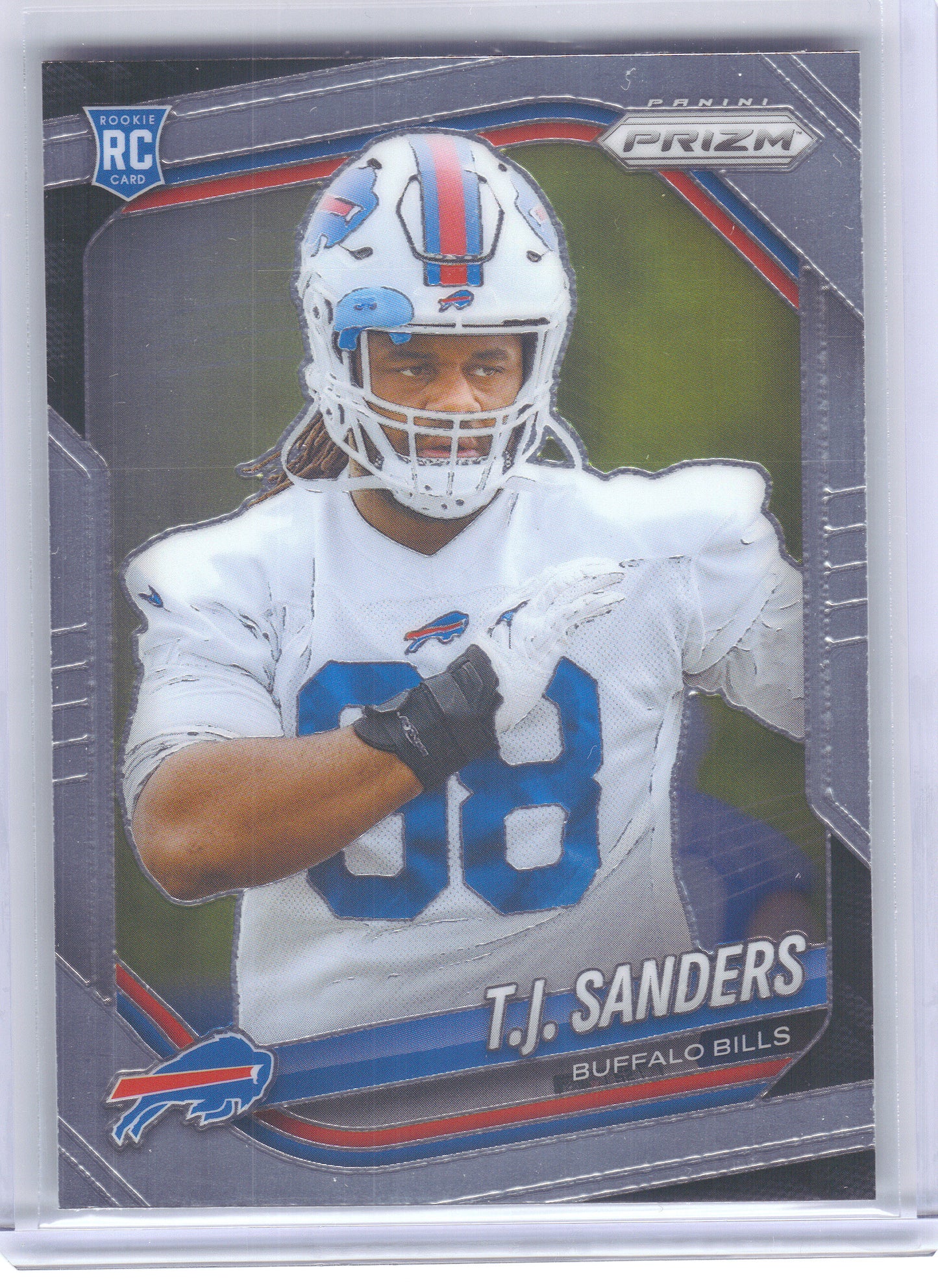 2025 Panini Prizm #338 T.J. Sanders Buffalo Bills RC