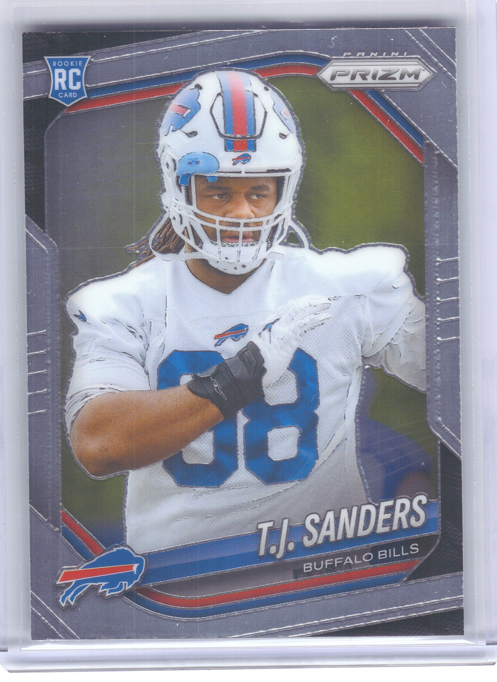 2025 Panini Prizm #338 T.J. Sanders Buffalo Bills RC
