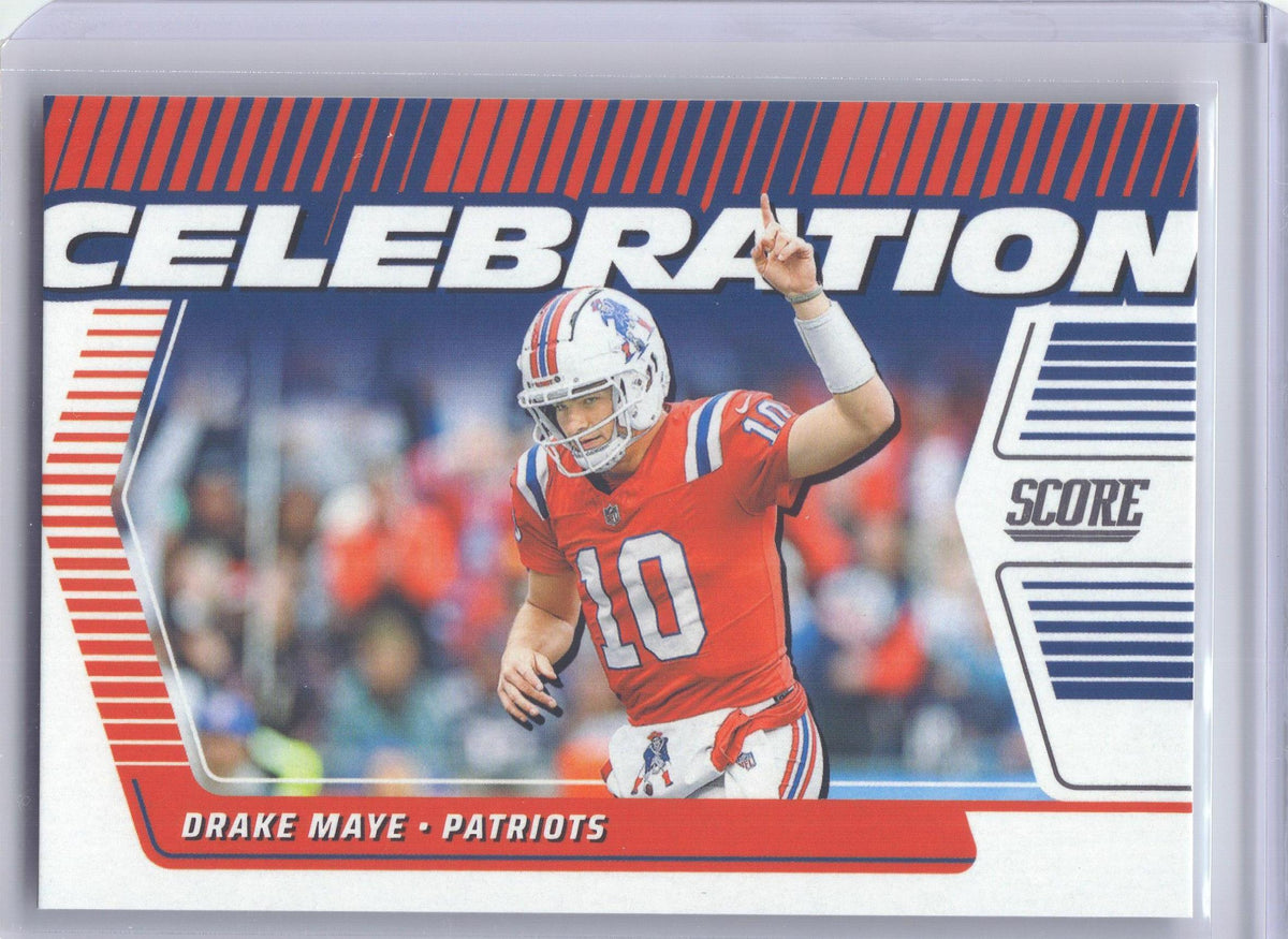 2025 Score #C-DMA Drake Maye Celebration New England Patriots