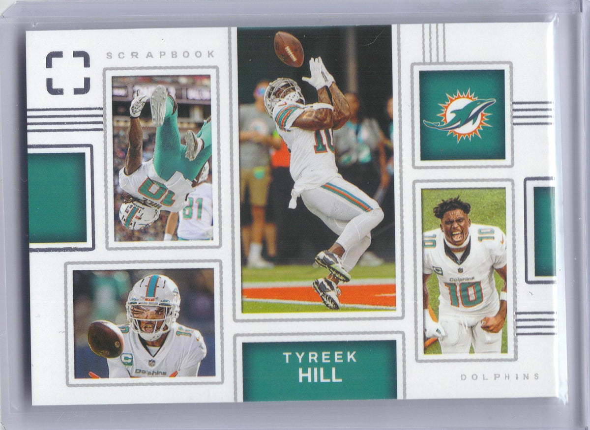 2025 Panini Photogenic #15 Tyreek Hill Scrapbook Miami Dolphins