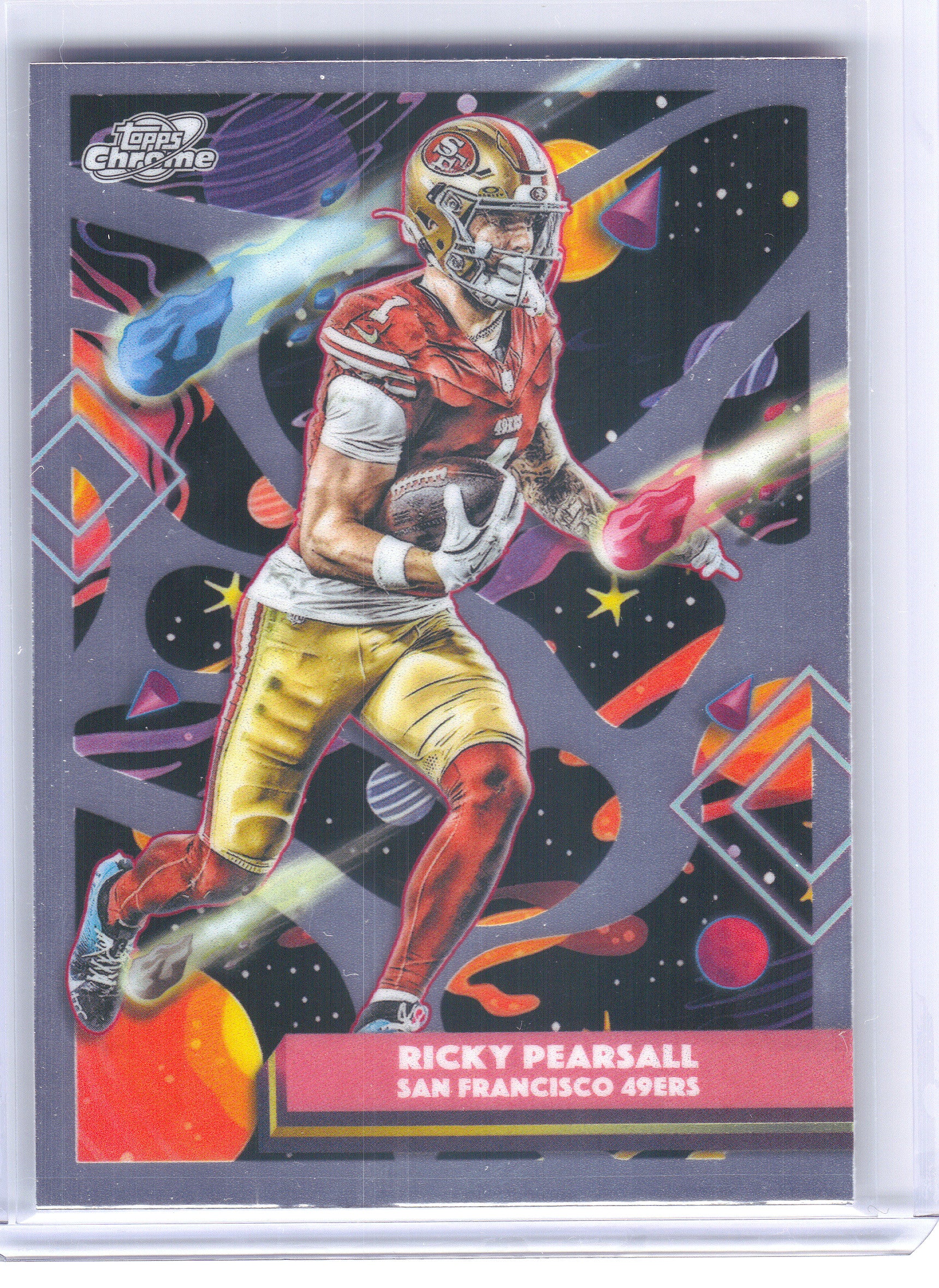 2025 Topps Chrome Cosmic #87 Ricky Pearsall San Francisco 49ers