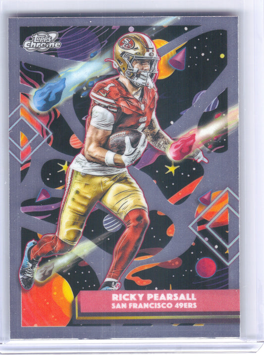 2025 Topps Chrome Cosmic #87 Ricky Pearsall San Francisco 49ers