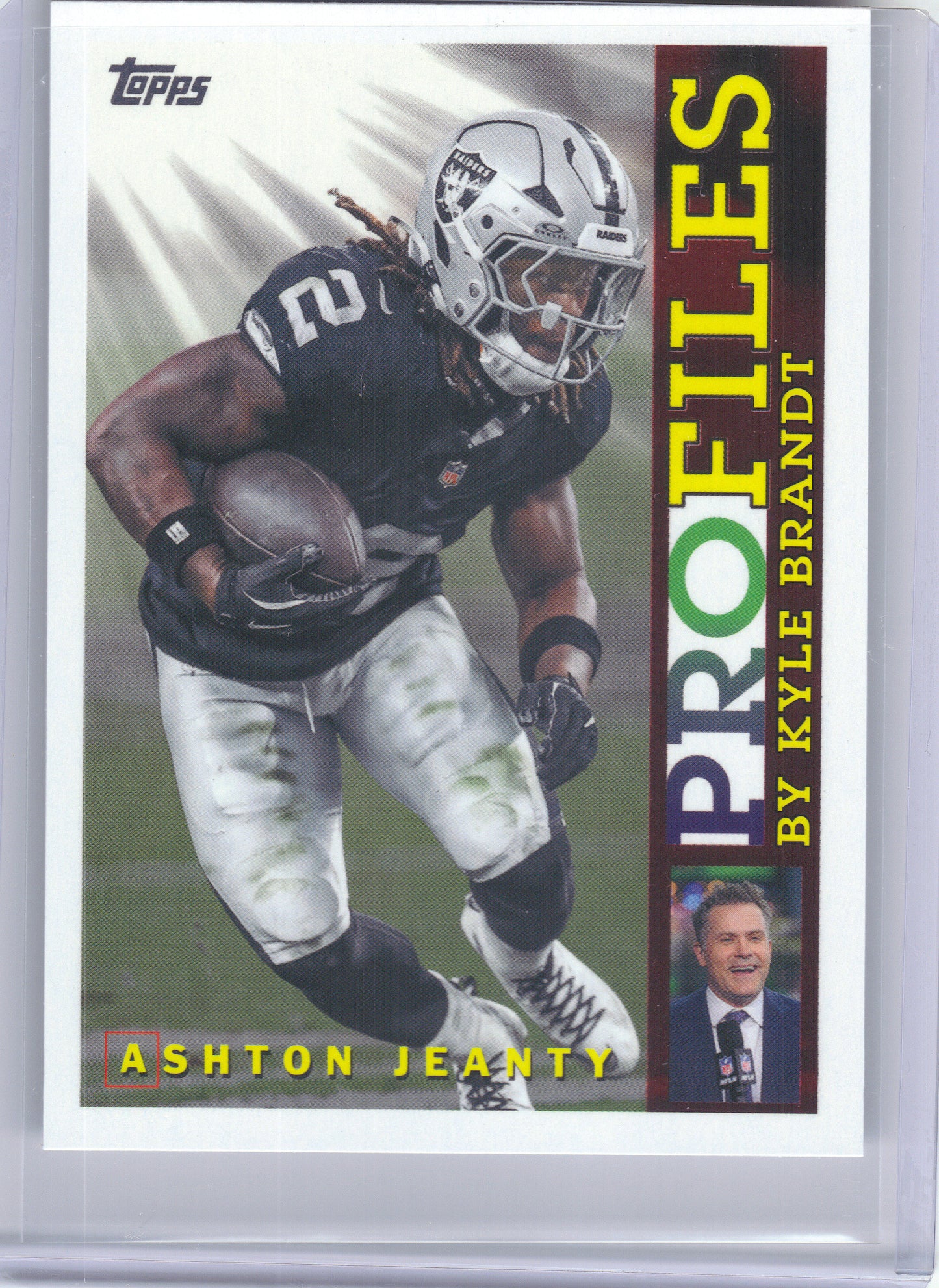 2026 Topps Flagship #TP-21 Ashton Jeanty Topps Profiles Las Vegas Raiders