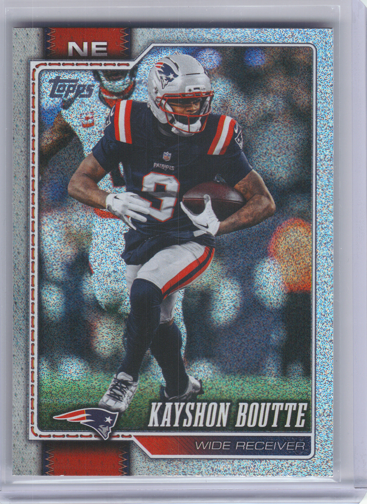 2026 Topps Flagship #242 Kayshon Boutte Sandglitter New England Patriots