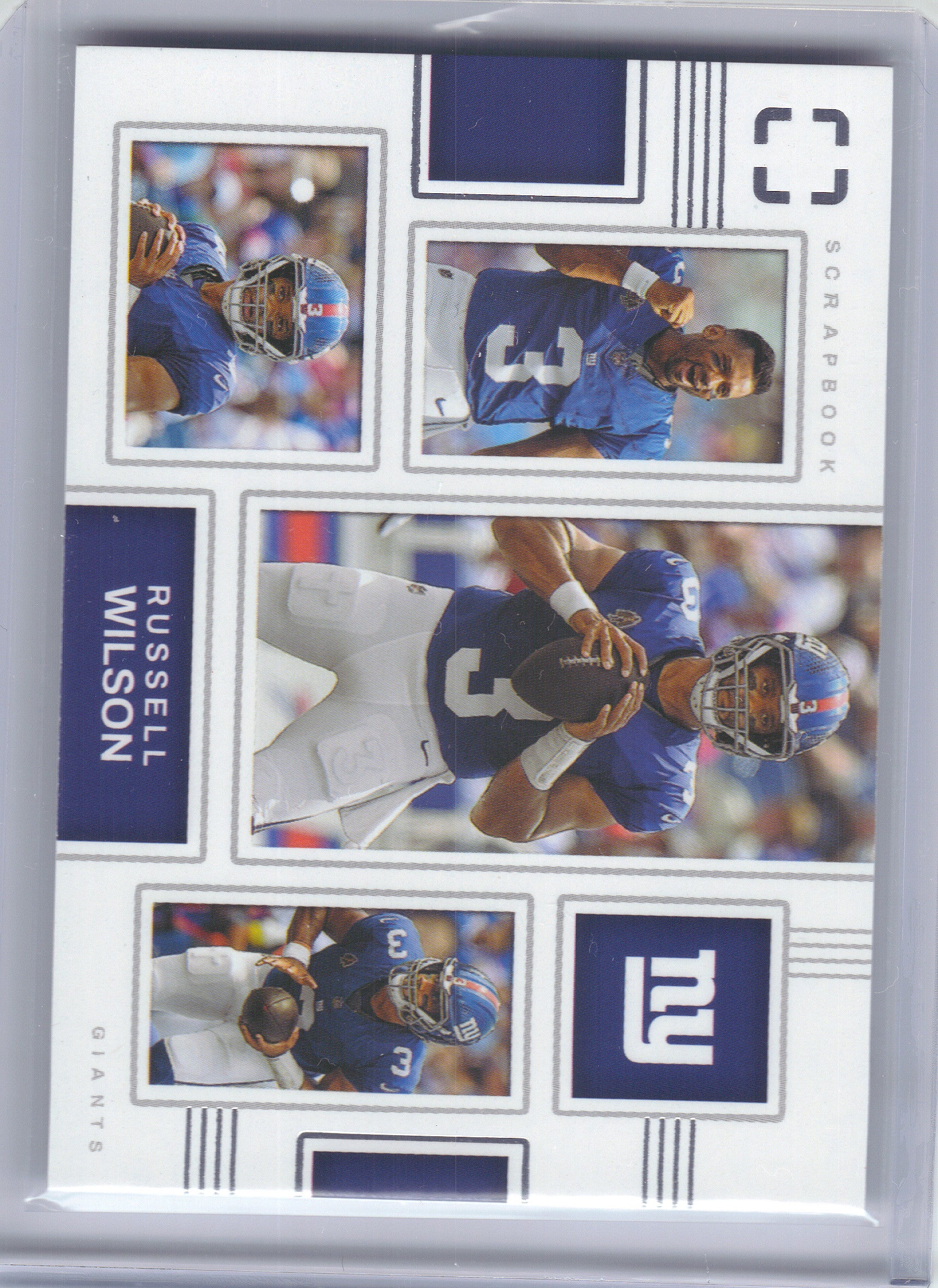 2025 Panini Photogenic #17 Russell Wilson Scrapbook New York Giants