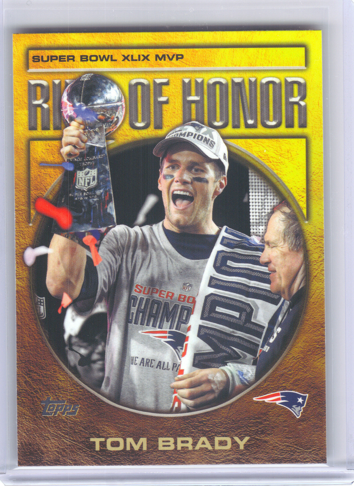 2026 Topps Flagship #ROH-5 Tom Brady Ring of Honor New England Patriots
