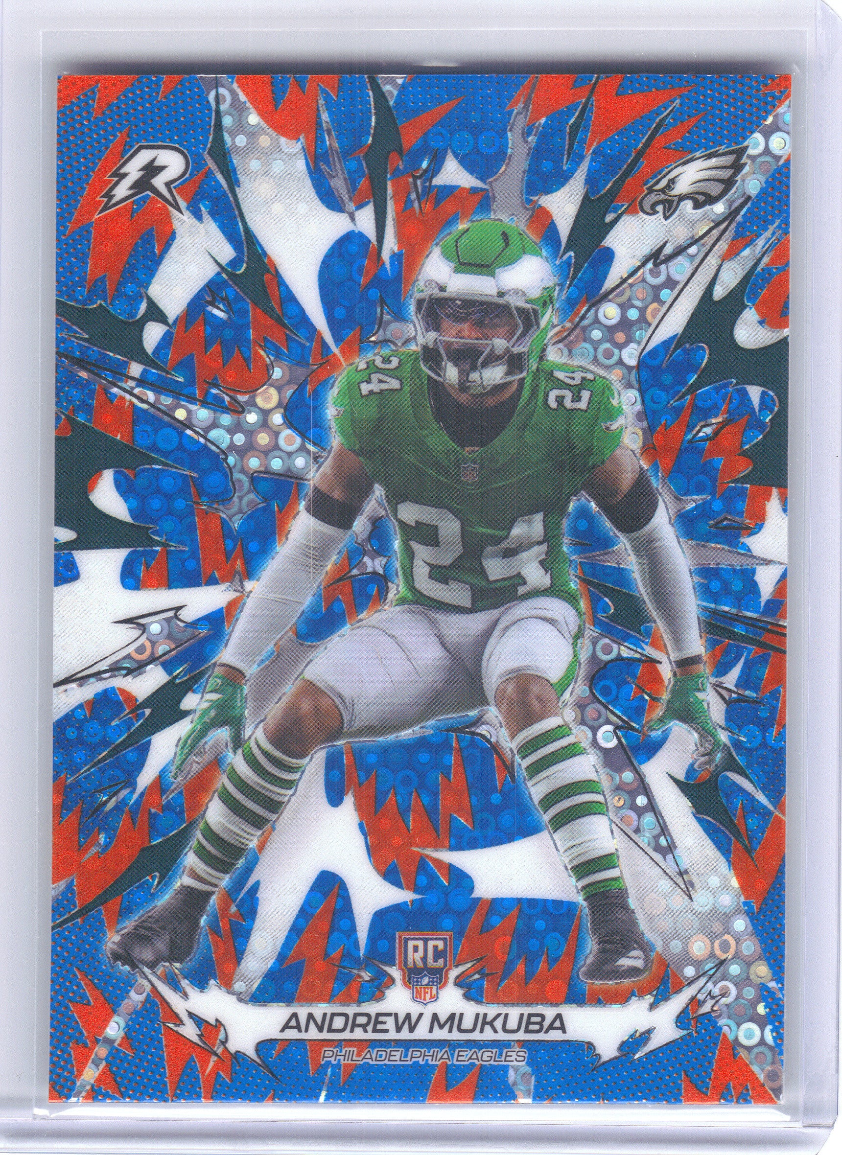 2025 Topps Resurgence #161 Kyle Williams Blue & Orange Spark Refractor New England Patriots