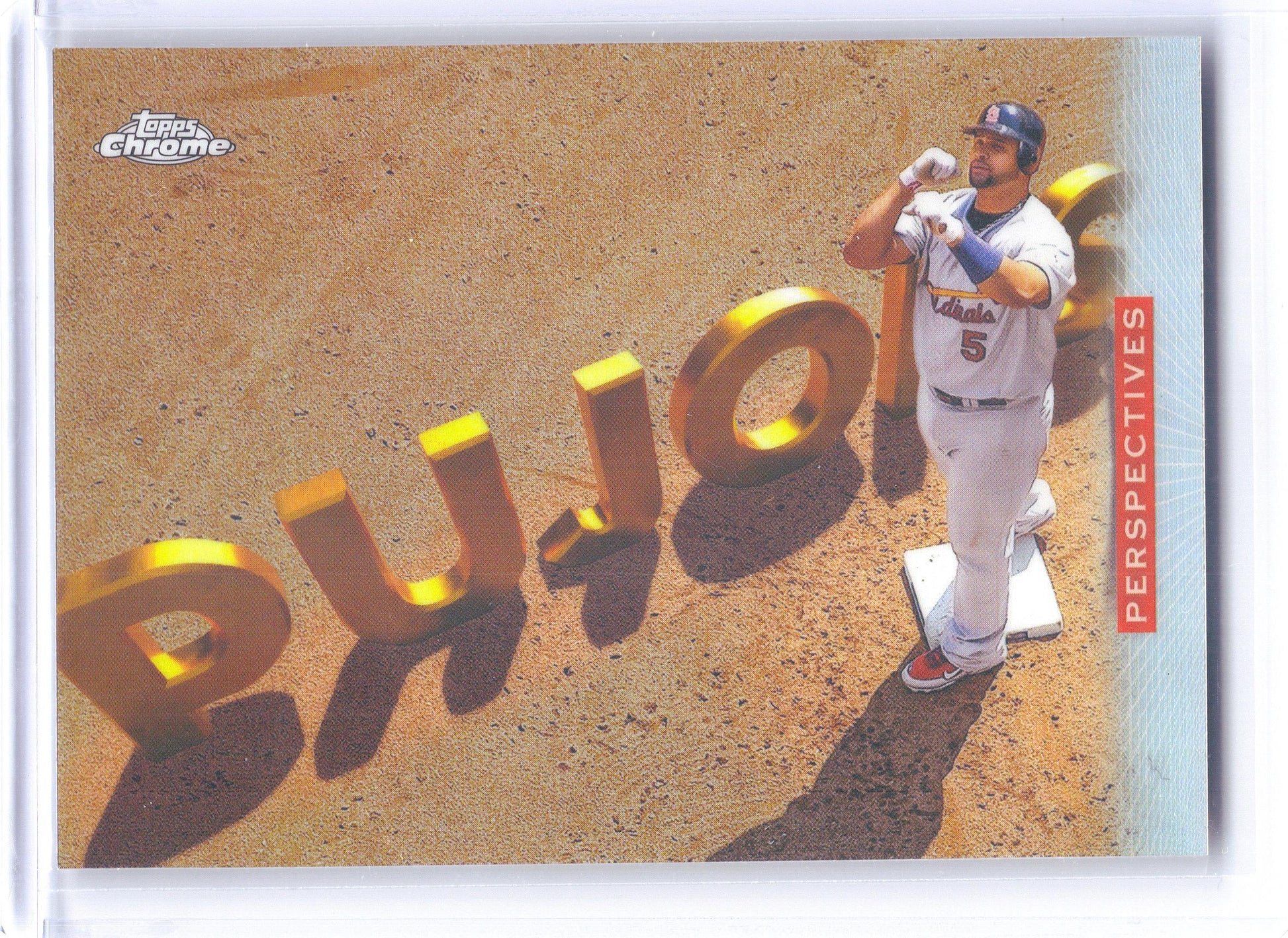 2026 Topps Chrome #P-9 Albert Pujols Perspectives St. Louis Cardinals