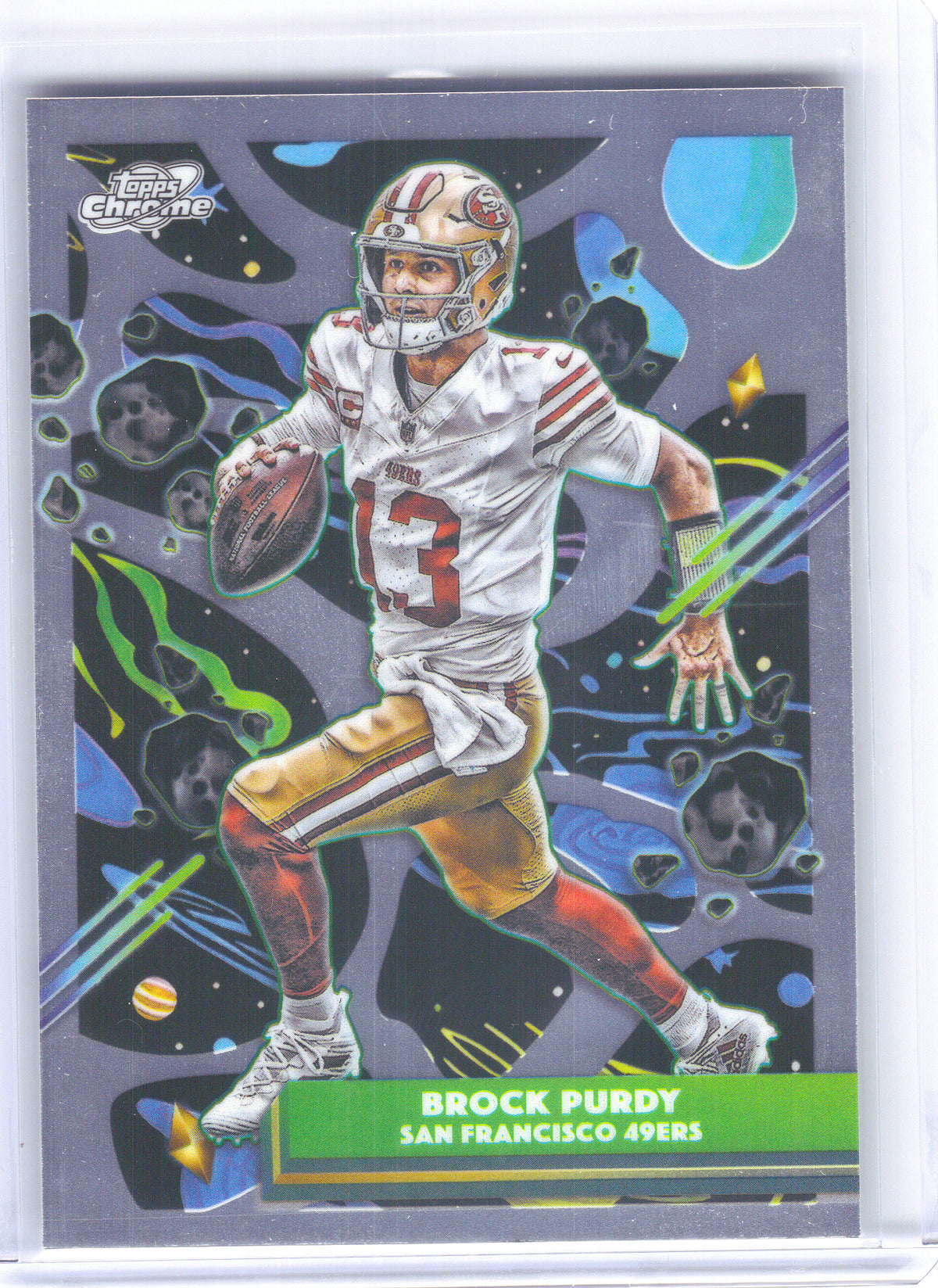 2025 Topps Chrome Cosmic #85 Brock Purdy San Francisco 49ers