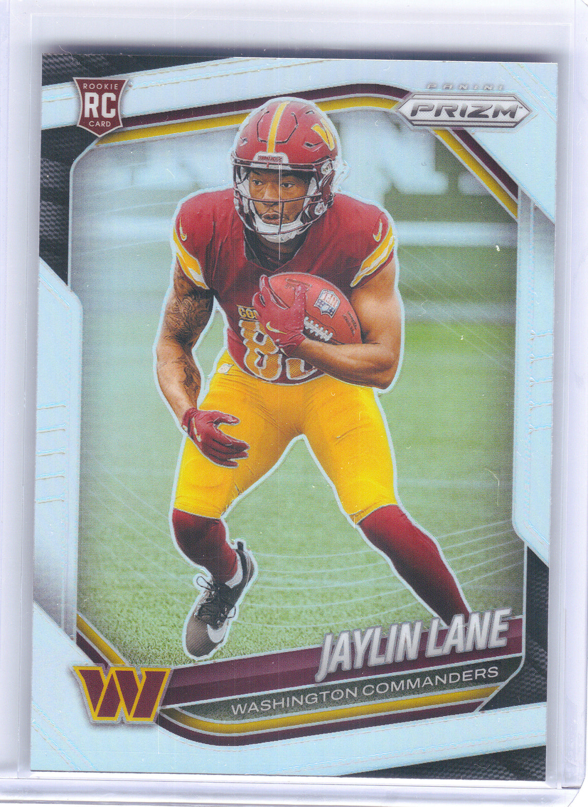2025 Panini Prizm #356 Jaylin Lane Silver Washington Commanders