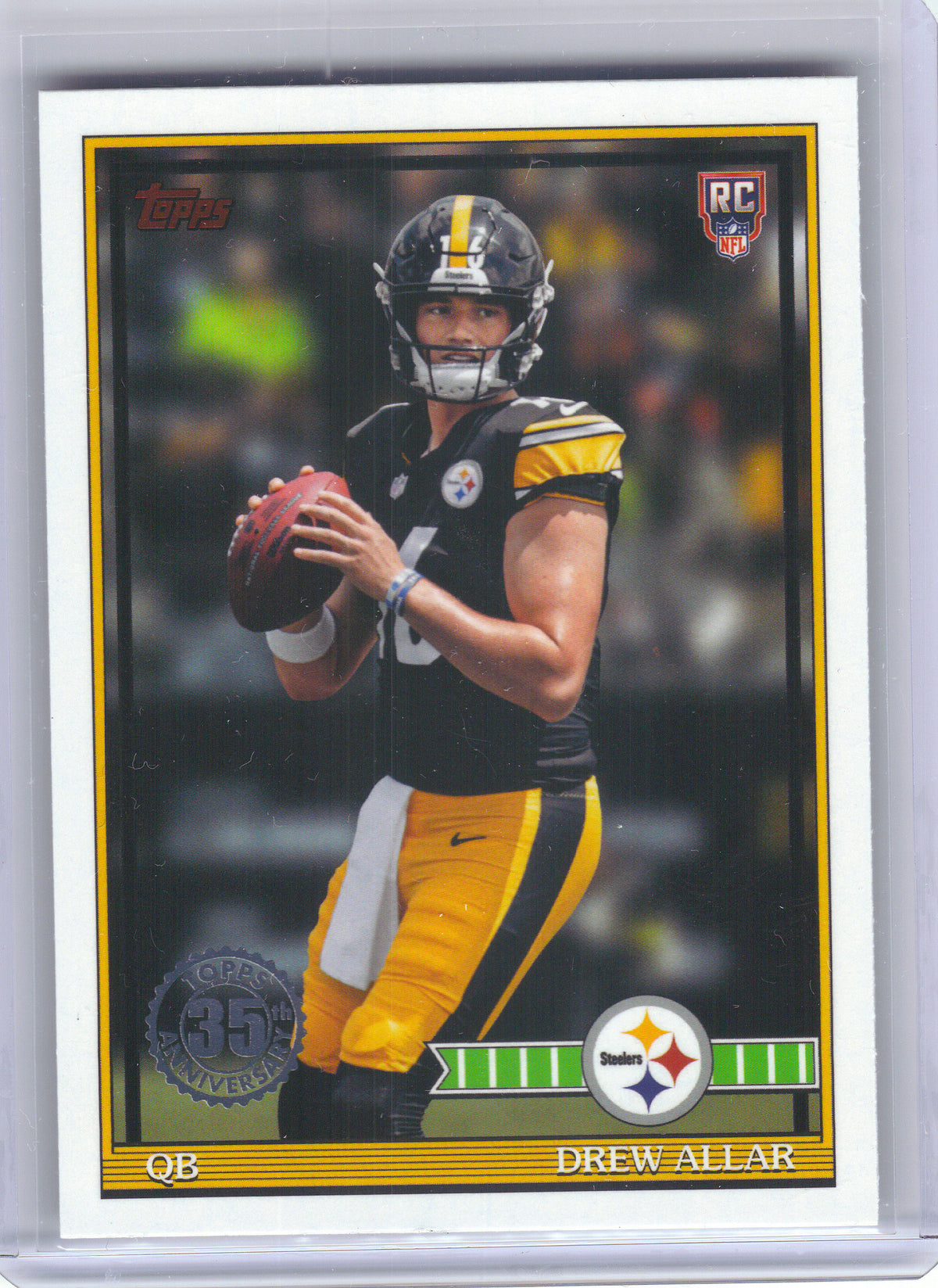 2026 Topps Flagship #91TR-4 Drew Allar 1991 Topps Football Rookies Pittsburgh Steelers