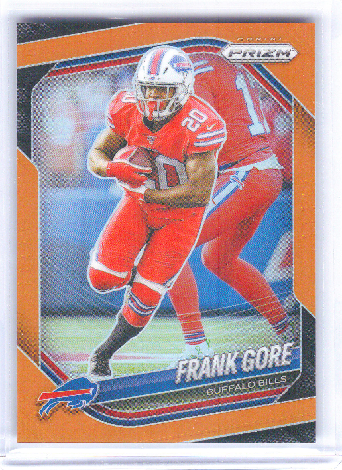 2025 Panini Prizm #140 Frank Gore Orange #/249 Buffalo Bills SN