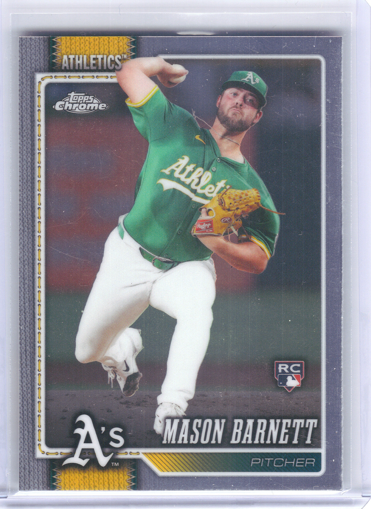 2026 Topps Chrome #22 Mason Barnett Athletics RC