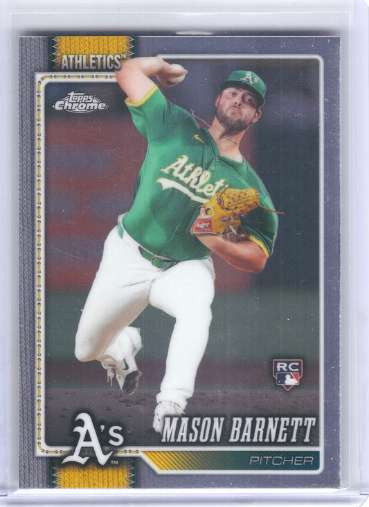 2026 Topps Chrome #22 Mason Barnett Athletics RC