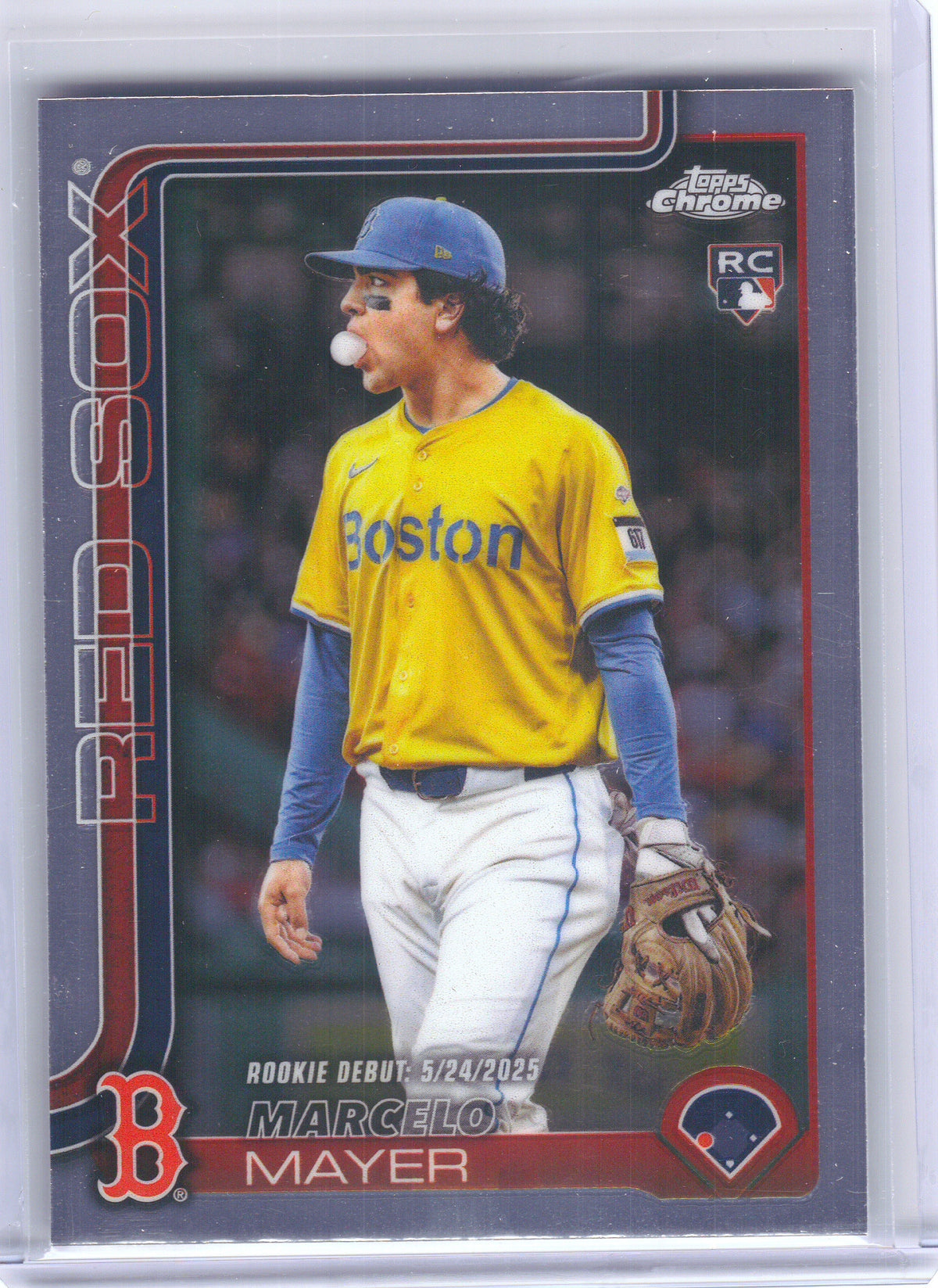 2025 Topps Chrome Update #USC117 Marcelo Mayer Boston Red Sox