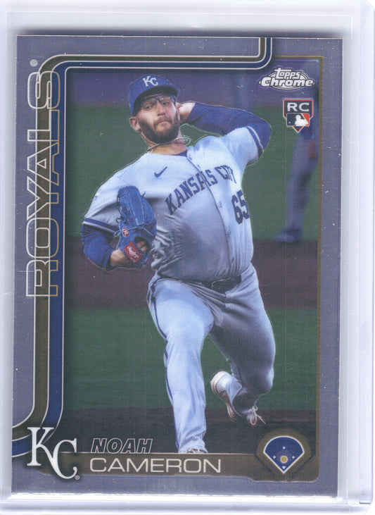 2025 Topps Chrome Update #USC69 Noah Cameron Kansas City Royals RC