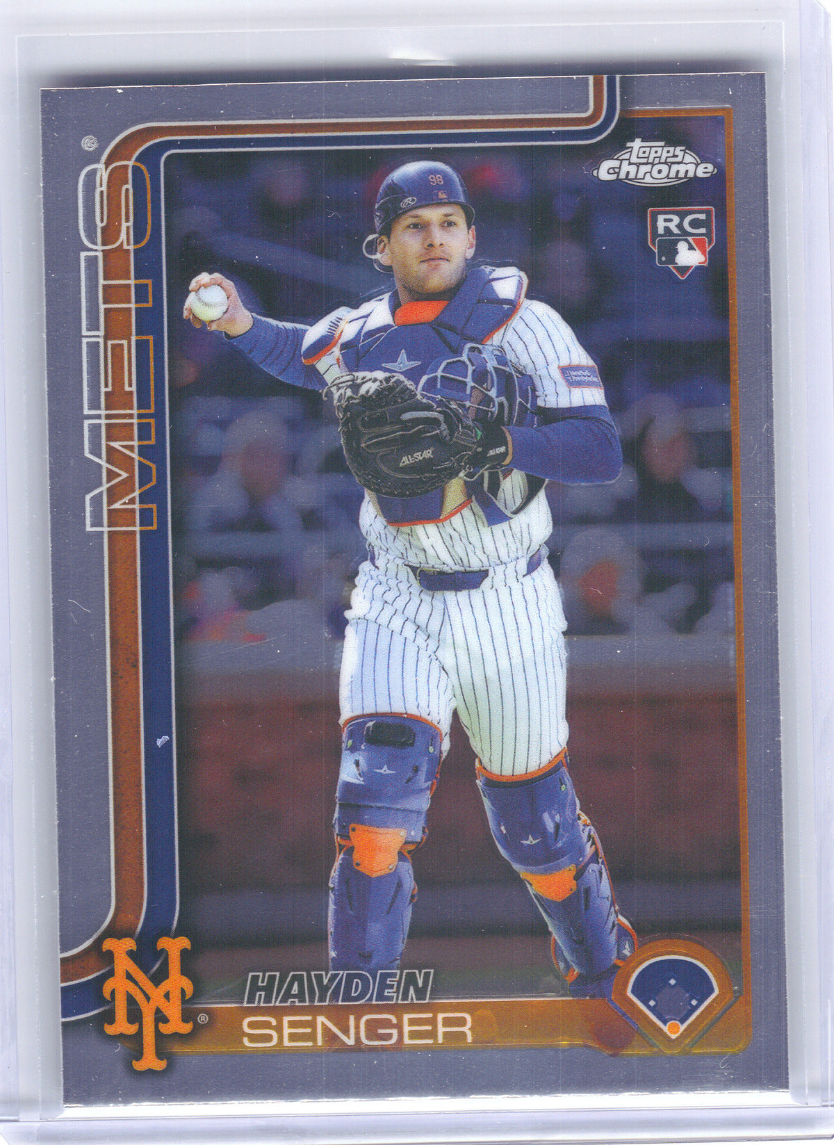 2025 Topps Update #US126 Hayden Senger Sandglitter New York Mets RC