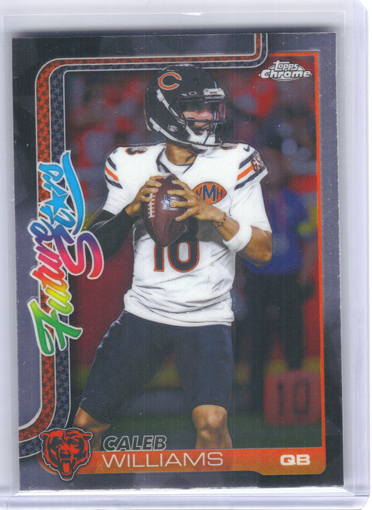 2025 Topps Chrome #FS-1 Caleb Williams Future Stars Chicago Bears