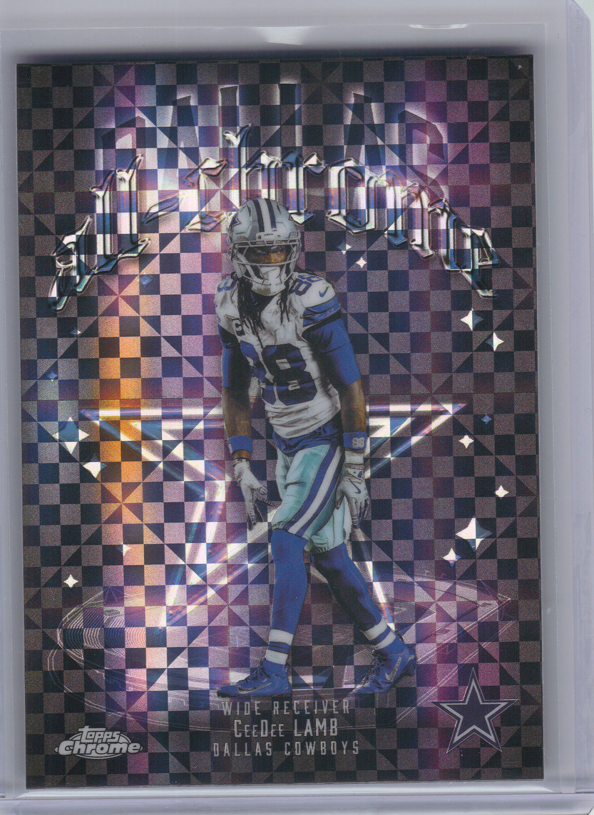 2025 Topps Chrome #ACT-8 CeeDee Lamb All-Chrome Team X-Fractor Dallas Cowboys