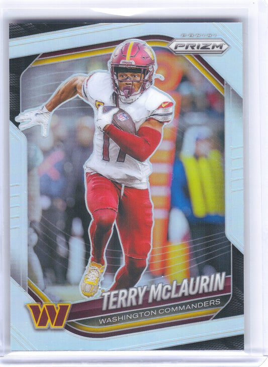 2025 Panini Prizm #223 Terry McLaurin Silver Washington Commanders