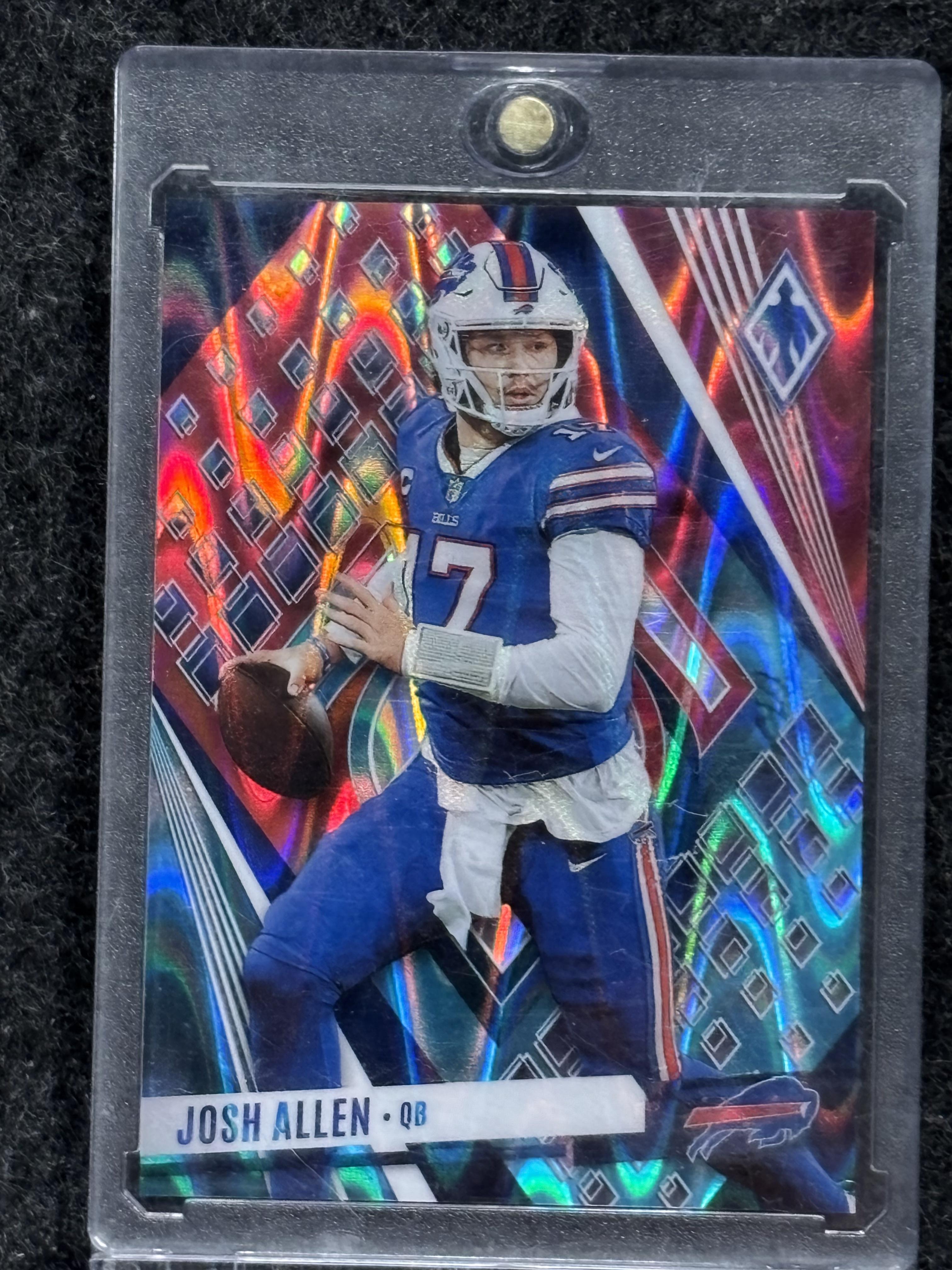 2023 Panini Phoenix #8 Josh Allen Fire and Ice Seismic #/50