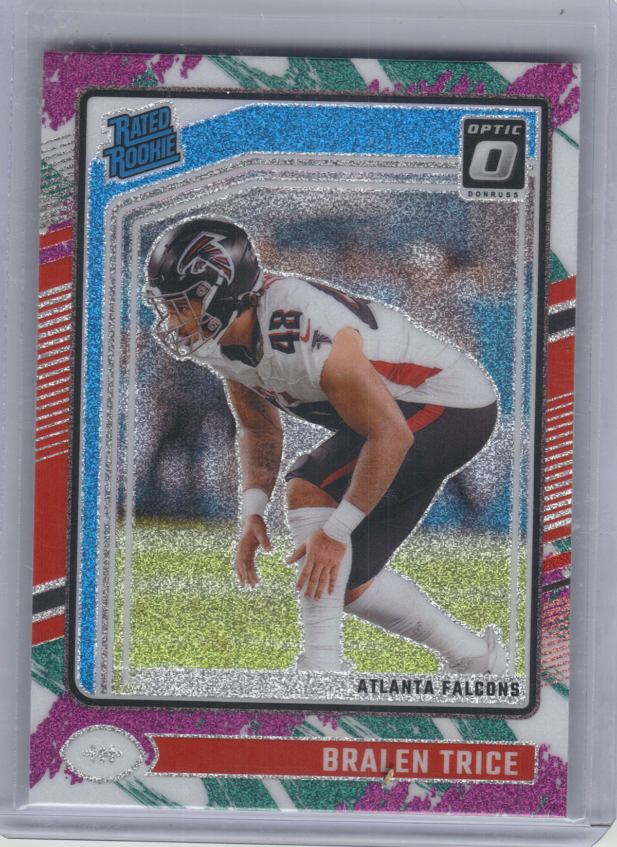 2024 Donruss Optic #212 Bralen Trice Jazz SSP Atlanta Falcons