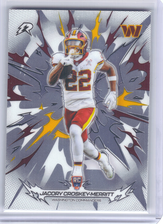 2025 Topps Resurgence #198 Jacory Croskey-Merritt Washington Commanders RC