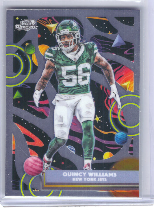 2025 Topps Chrome Cosmic #77 Quincy Williams New York Jets