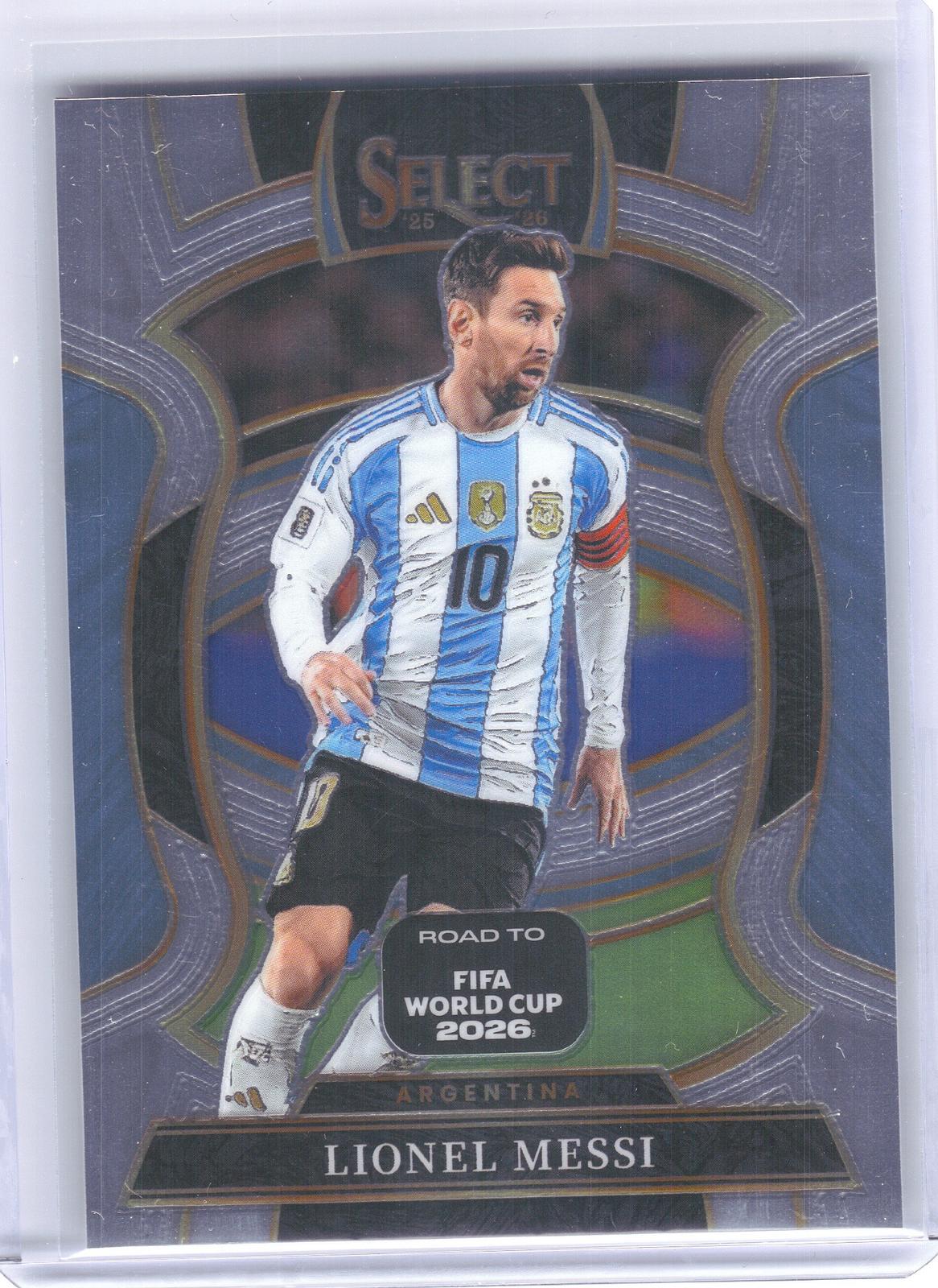 2025-26 Panini Select Road to FIFA World Cup #56 Lionel Messi Argentina