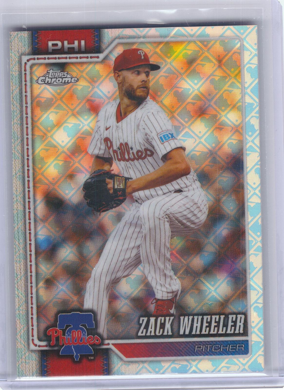 2026 Topps Chrome Logofractor Edition #290 Zack Wheeler Philadelphia Phillies