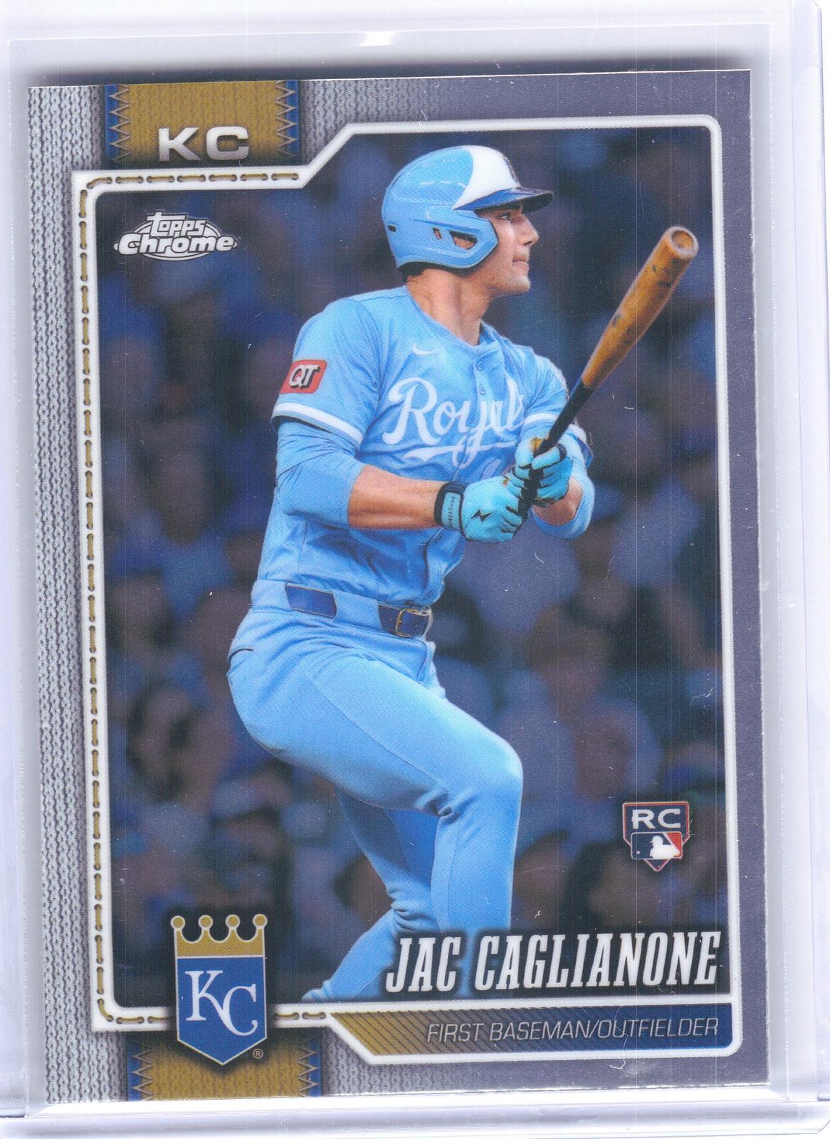 2026 Topps Chrome #131 Jac Caglianone Kansas City Royals RC