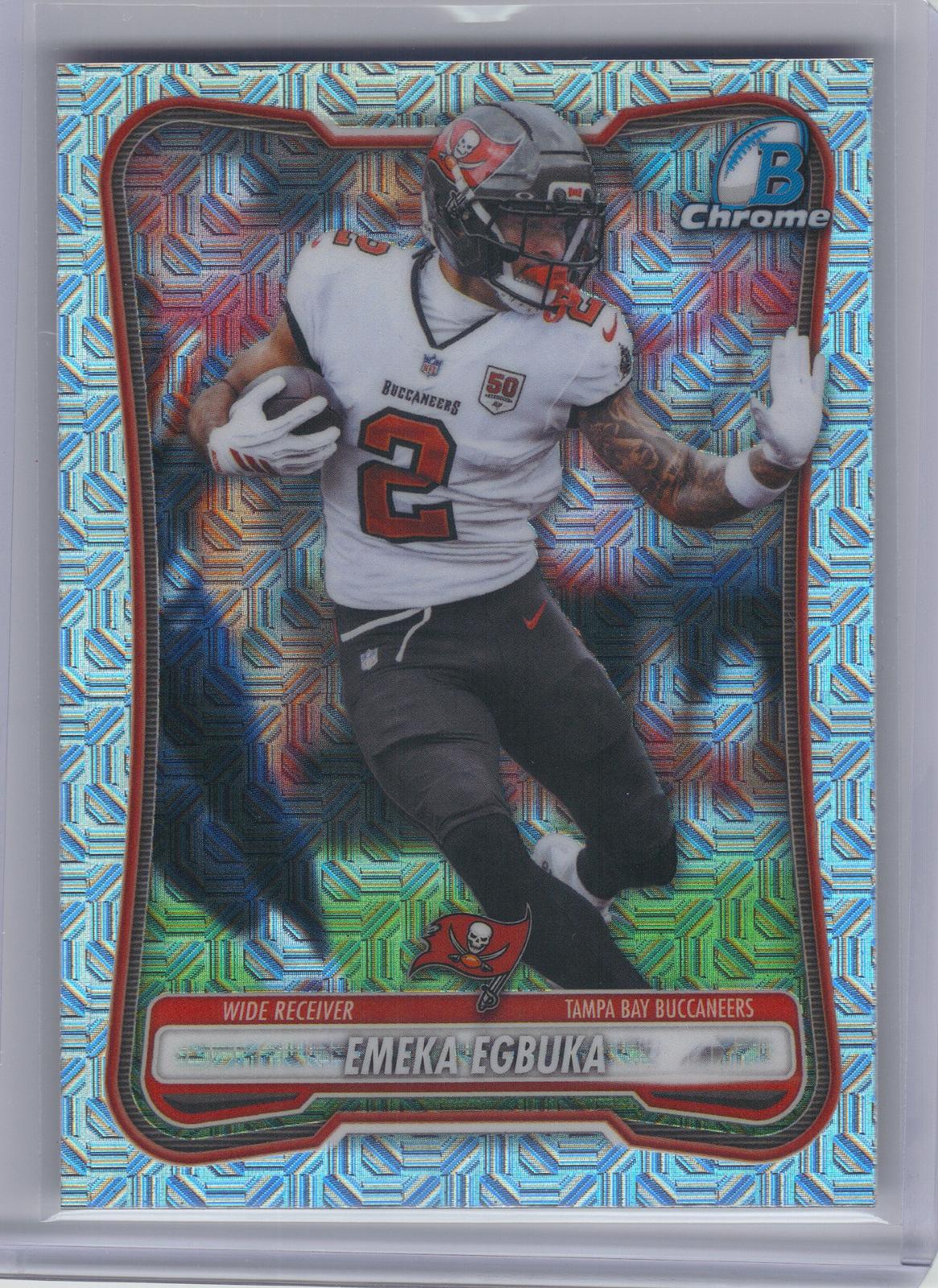 2026 Bowman #BCV-93 Emeka Egbuka Chrome Tampa Bay Buccaneers