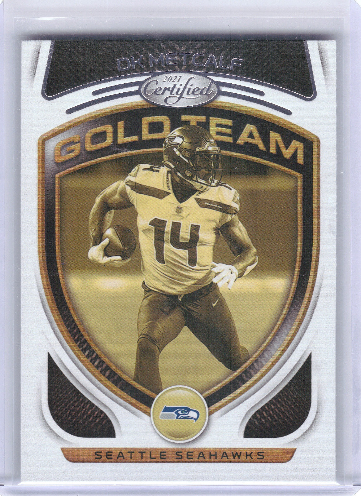 DK Metcalf Seattle Seahawks 2021 Panini Certified - Gold Team #GT-12