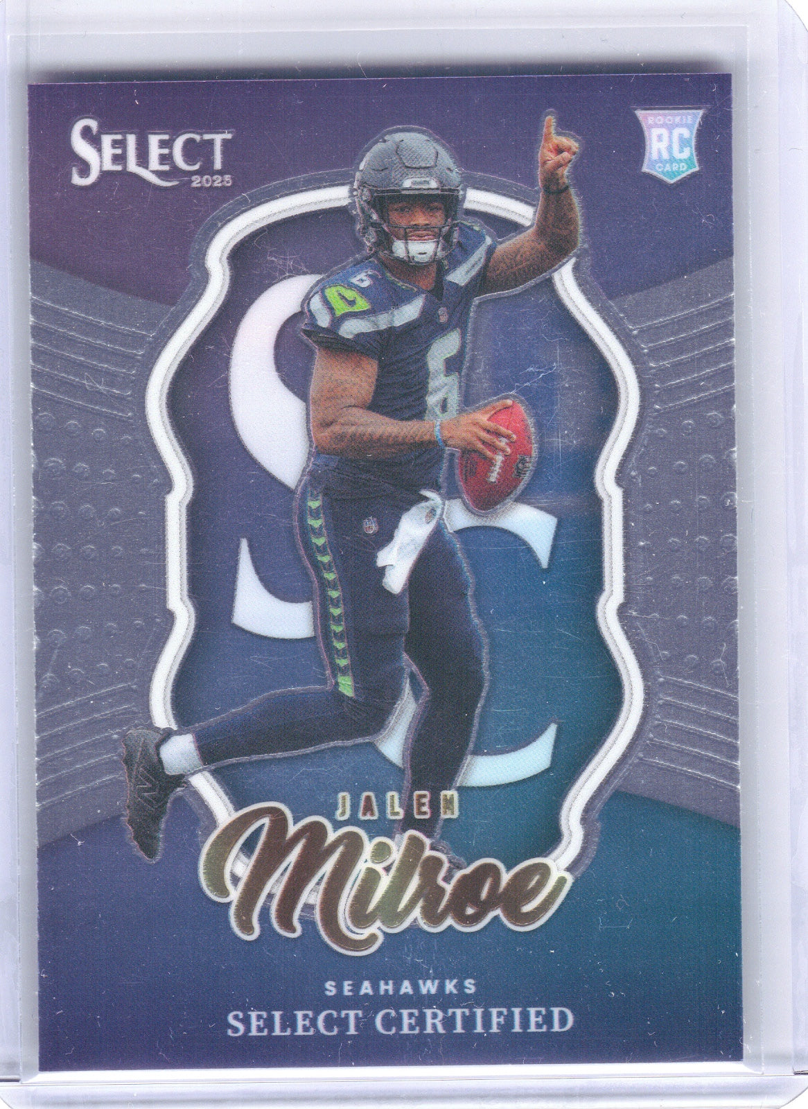 Jalen Milroe Seattle Seahawks 2025 Panini Select - Select Certified Rookies #13
