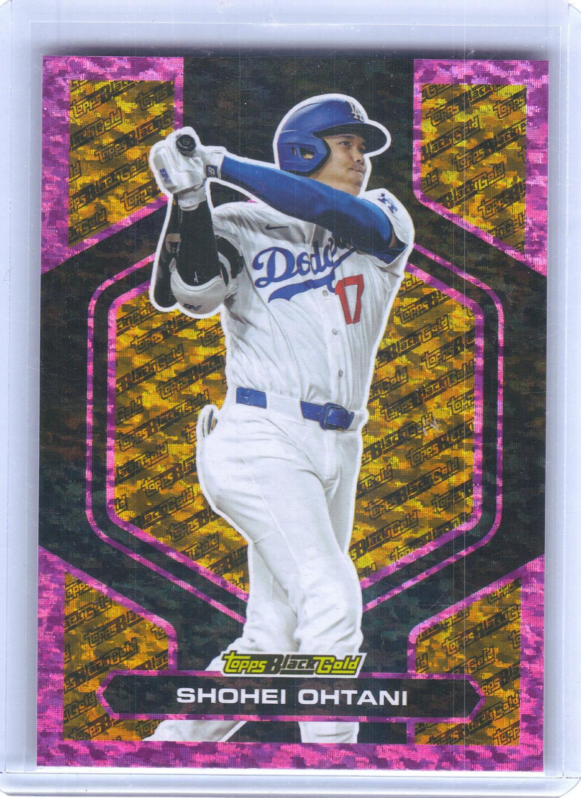 2026 Topps Update #BG-21 Shohei Ohtani Topps Black Gold Pink Los Angeles Dodgers