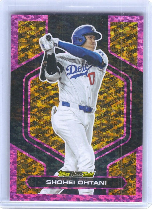 2026 Topps Update #BG-21 Shohei Ohtani Topps Black Gold Pink Los Angeles Dodgers