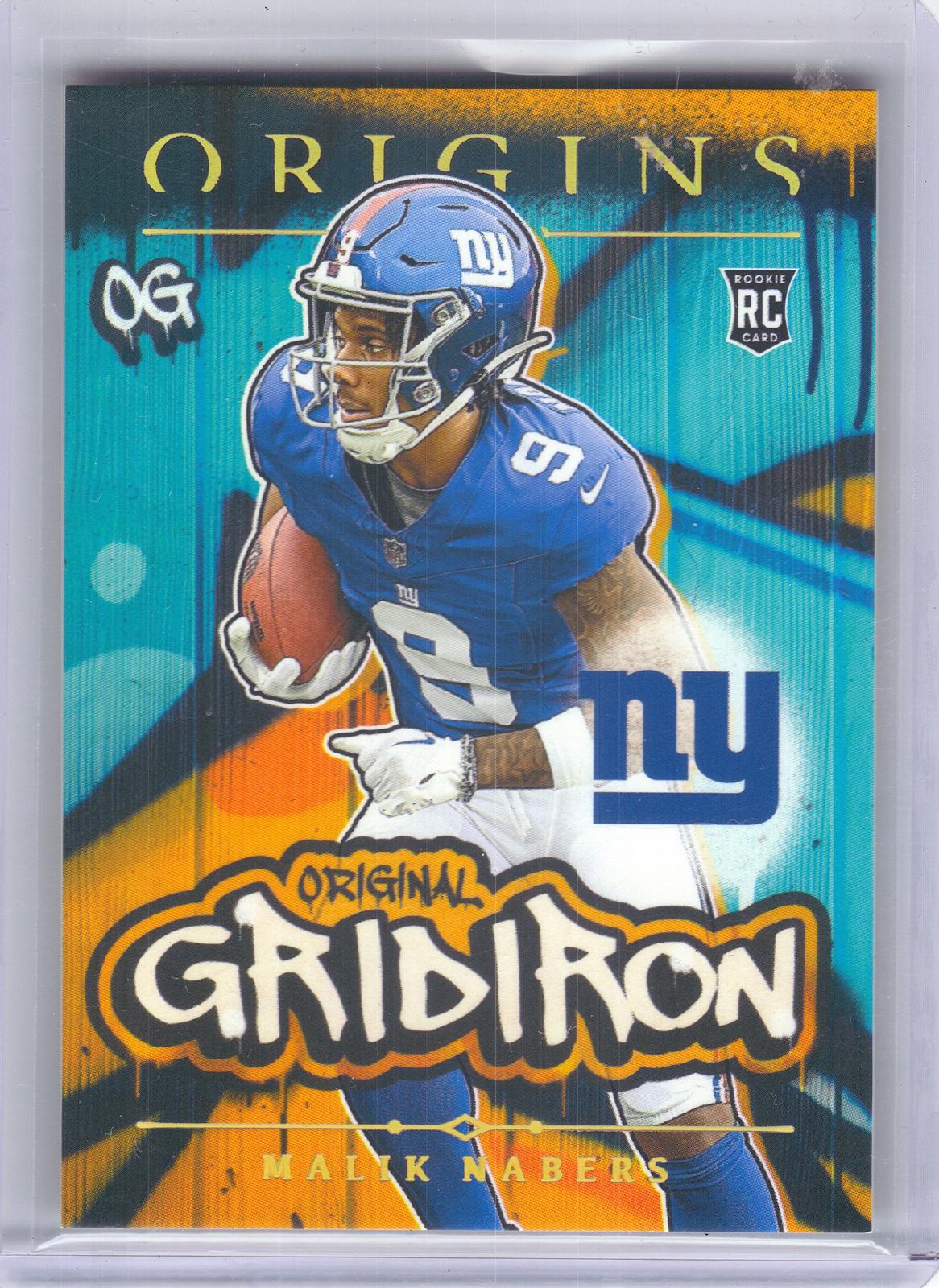 2024 Panini Origins #9 Malik Nabers Original Gridiron New York Giants