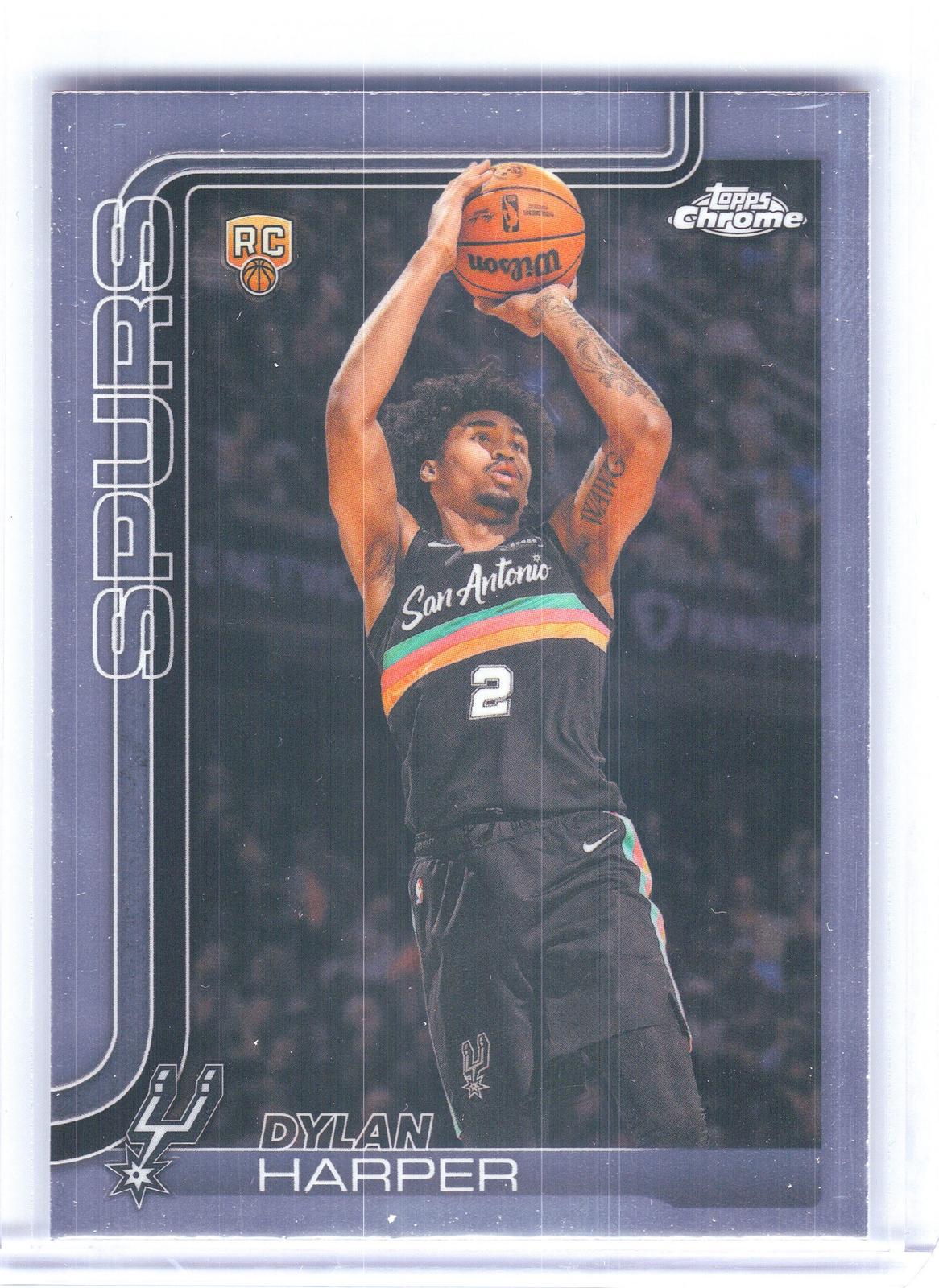 2025-26 Topps Chrome Update #152 Dylan Harper San Antonio Spurs RC