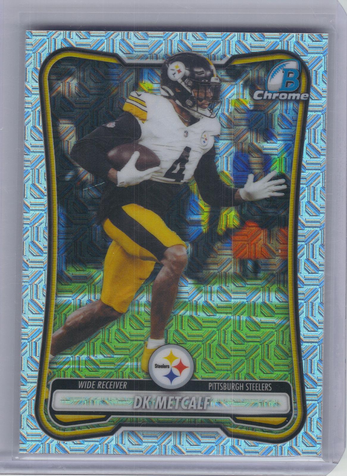 2026 Bowman #BCV-85 DK Metcalf Chrome Mojo Refractor Pittsburgh Steelers