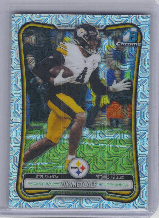 2026 Bowman #BCV-85 DK Metcalf Chrome Mojo Refractor Pittsburgh Steelers