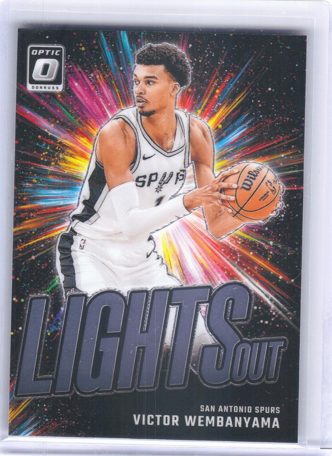2024-25 Donruss Optic #3 Victor Wembanyama Lights Out San Antonio Spurs