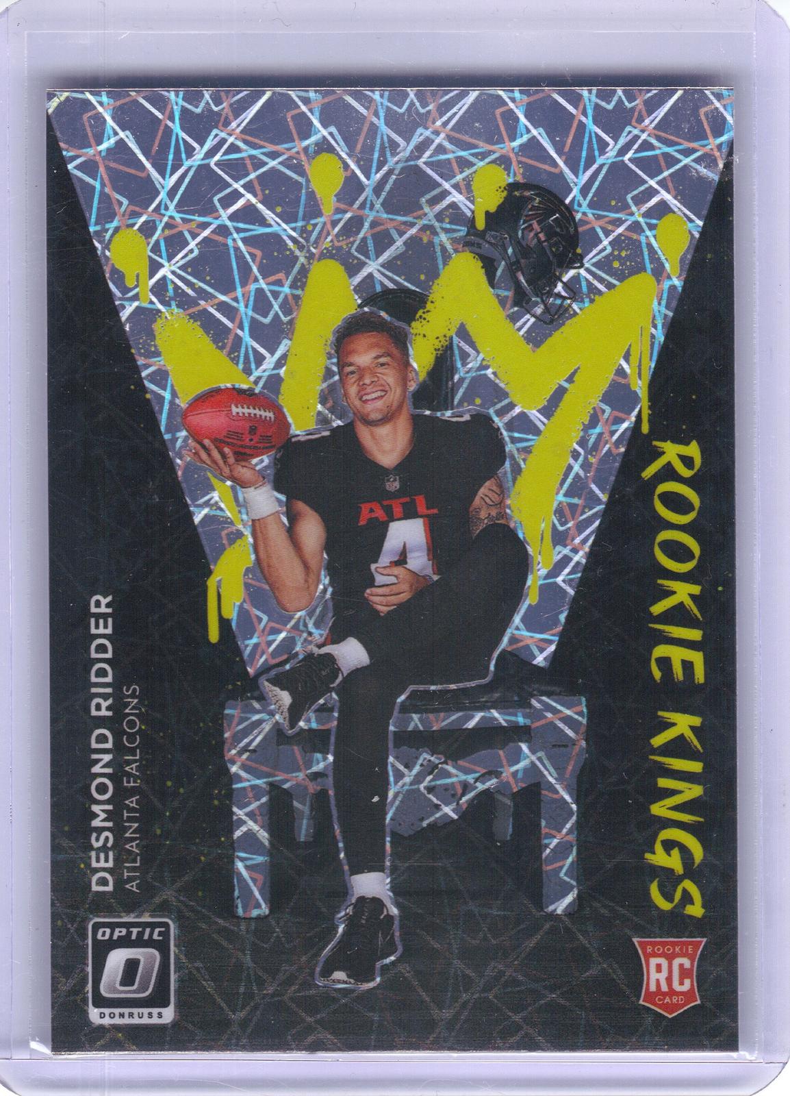 2022 Donruss Optic #RK-3 Desmond Ridder Rookie Kings Atlanta Falcons