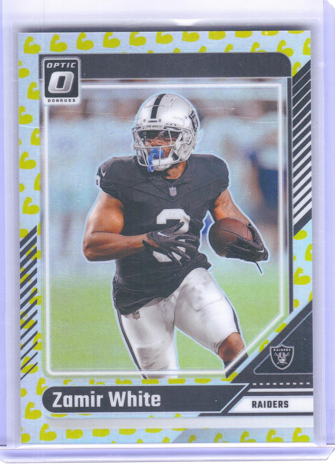 2024 Donruss Optic #101 Zamir White Flex #/149 Las Vegas Raiders SN