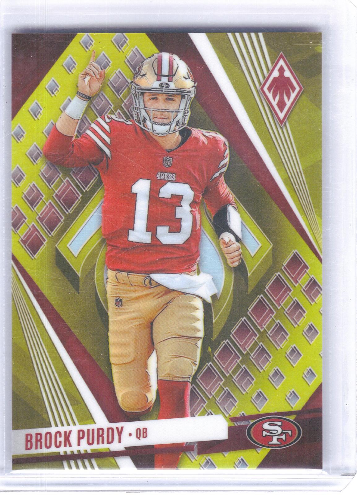 2023 Panini Phoenix #6 Brock Purdy Yellow #/50 San Francisco 49ers SN