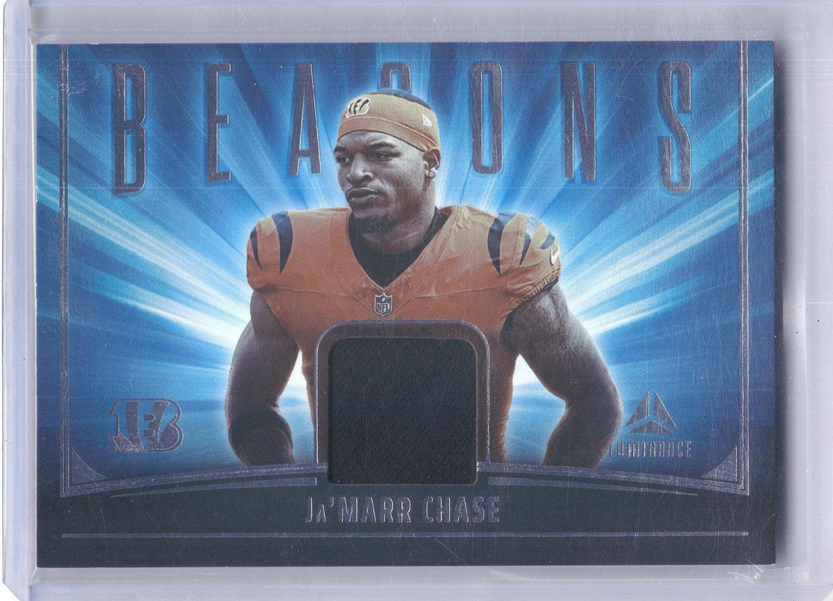 2025 Panini Luminance #BC-JCH Ja’Marr Chase Beacons Cincinnati Bengals MEM