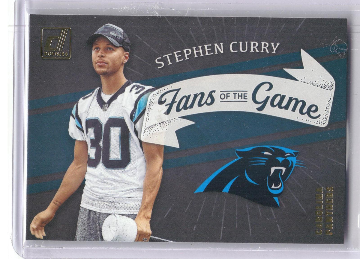 2022 Donruss #FG-SC Stephen Curry Fans of the Game Carolina Panthers